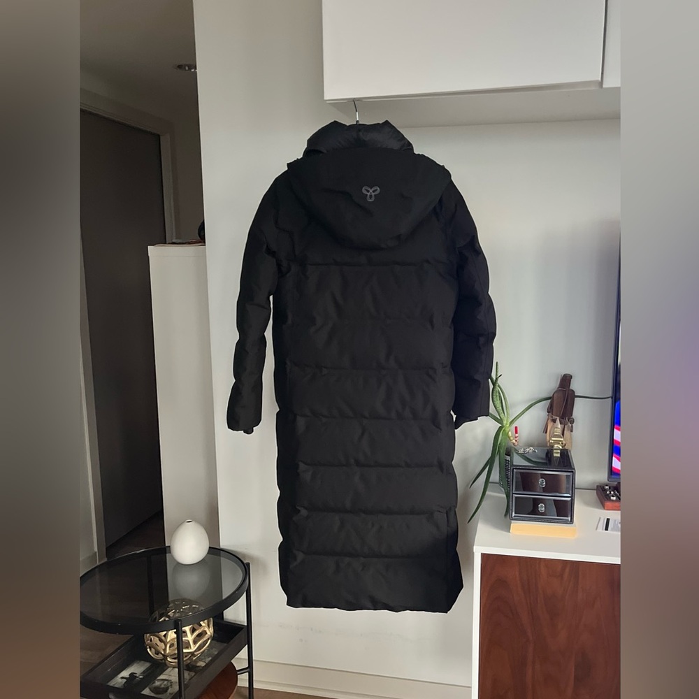 New Aritzia Tna The Powder Dri Parka™ long Black Insulated Jacket Sz S - Picture 14 of 17